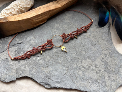 Choker Kette ‚Moonlight‘ Selenit