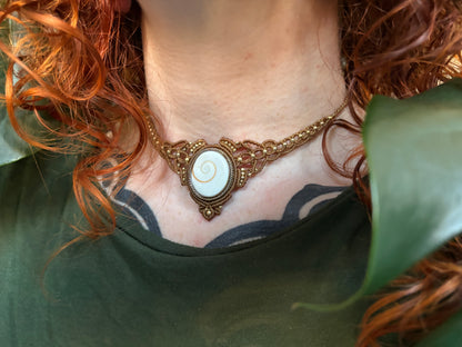 Kette ‚Maka Lua‘ Shiva Auge Choker