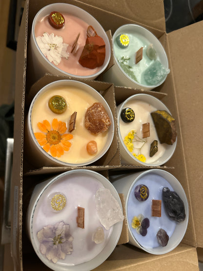 Auralis - Sojawachskerze • Chakra Kollektion