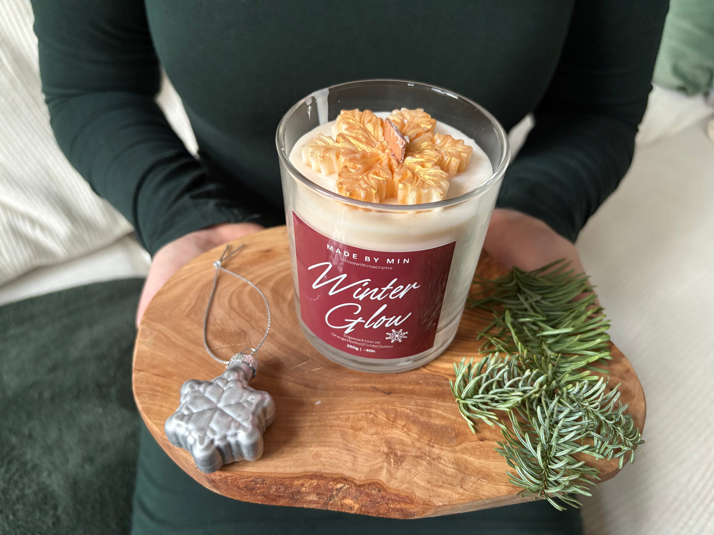 Sojawachskerze Weihnachtskollektion