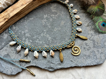 Kette ‚Meana‘ Muschel Choker