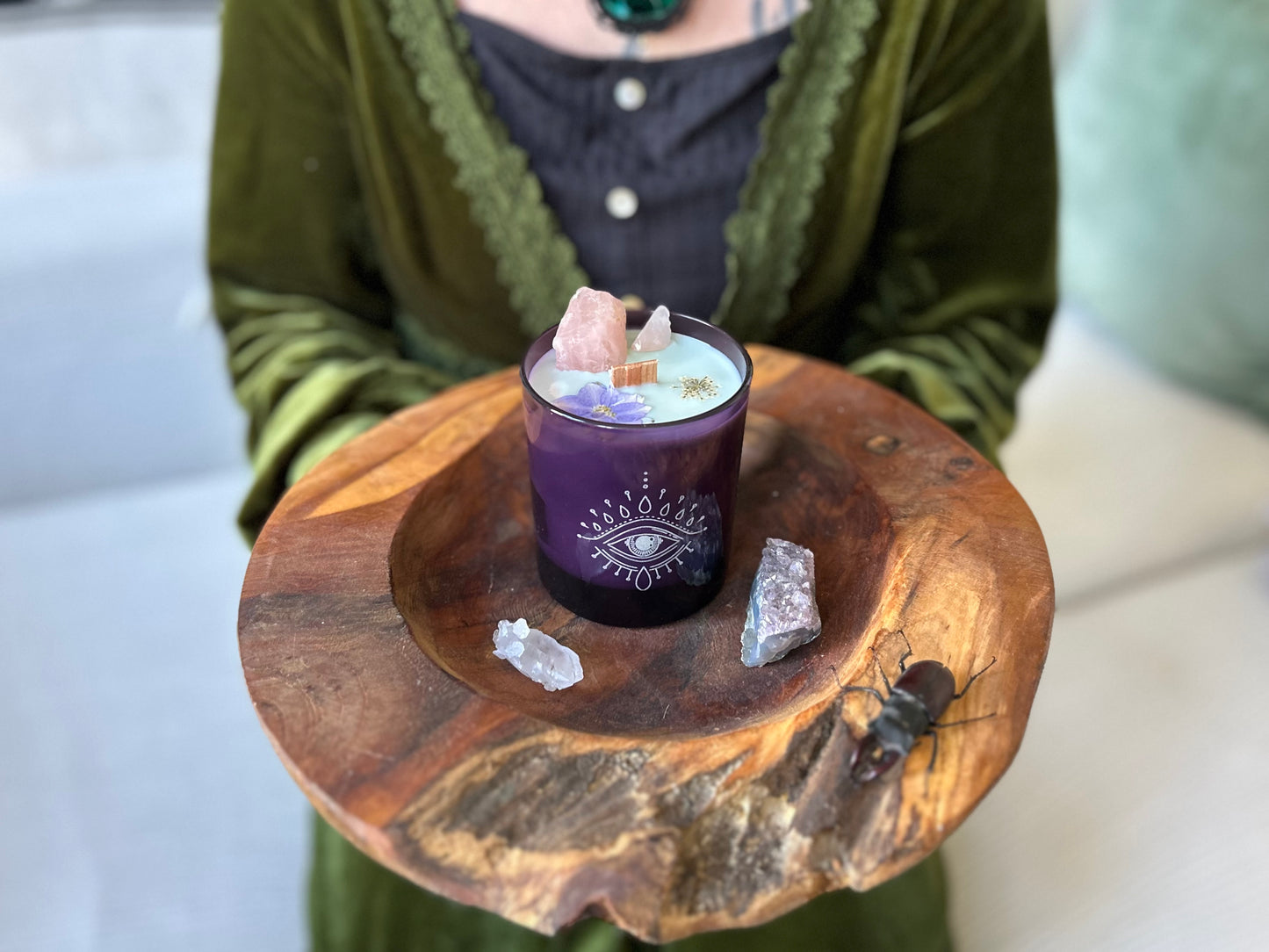 Sojawachskerze ‚Earthbound‘ Witchstone