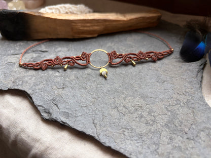 Choker Kette ‚Moonlight‘ Selenit