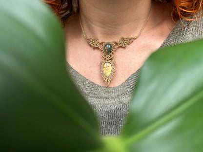 Kette „Seelenwächterin“ Labradorit Schmuck