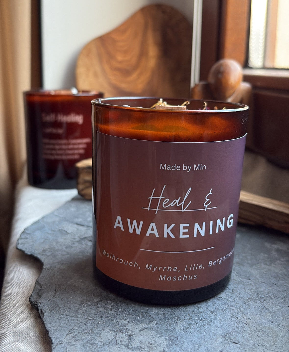 Self-Healing • Sojawachskerze