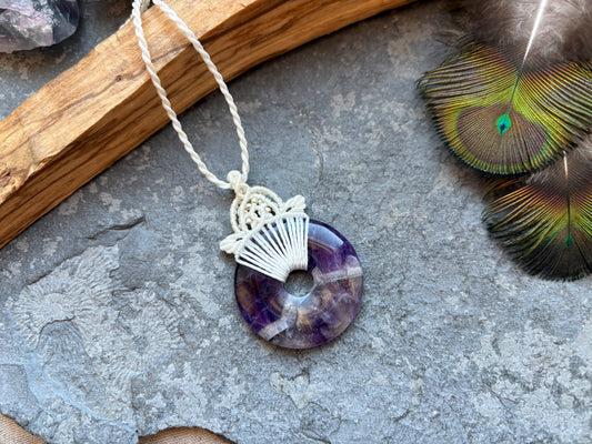 Kette „Mali“ Amethyst Donut