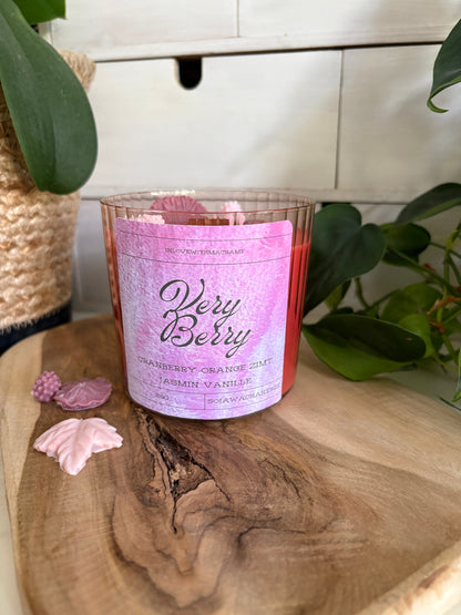 Sojawachskerze „Very Berry“
