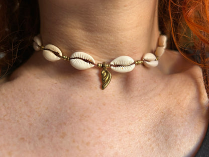 Kauri Muschel Choker Kette