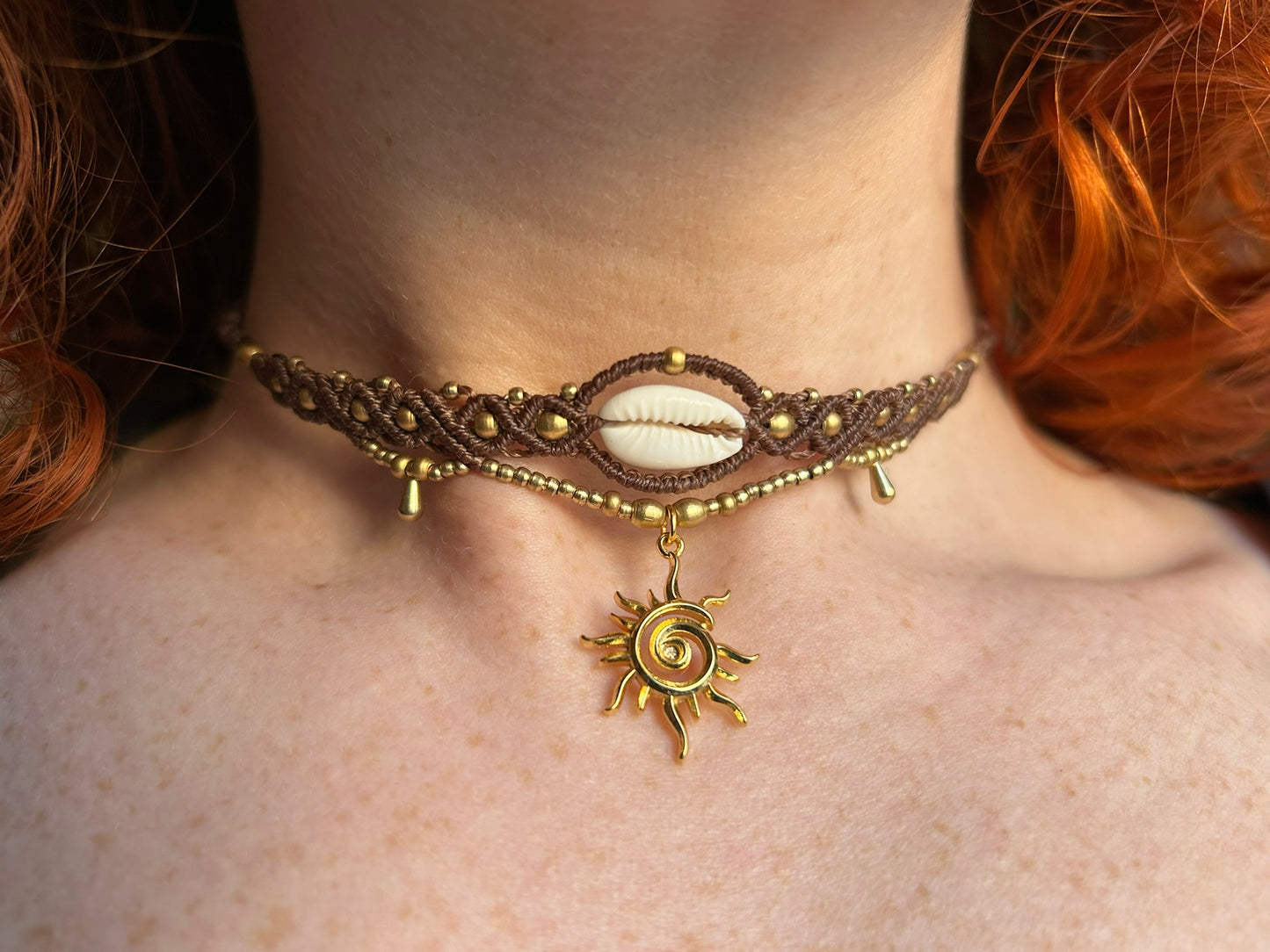 Kauri Muschel Choker Kette