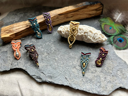 Dreadperlen Makramee Haarschmuck